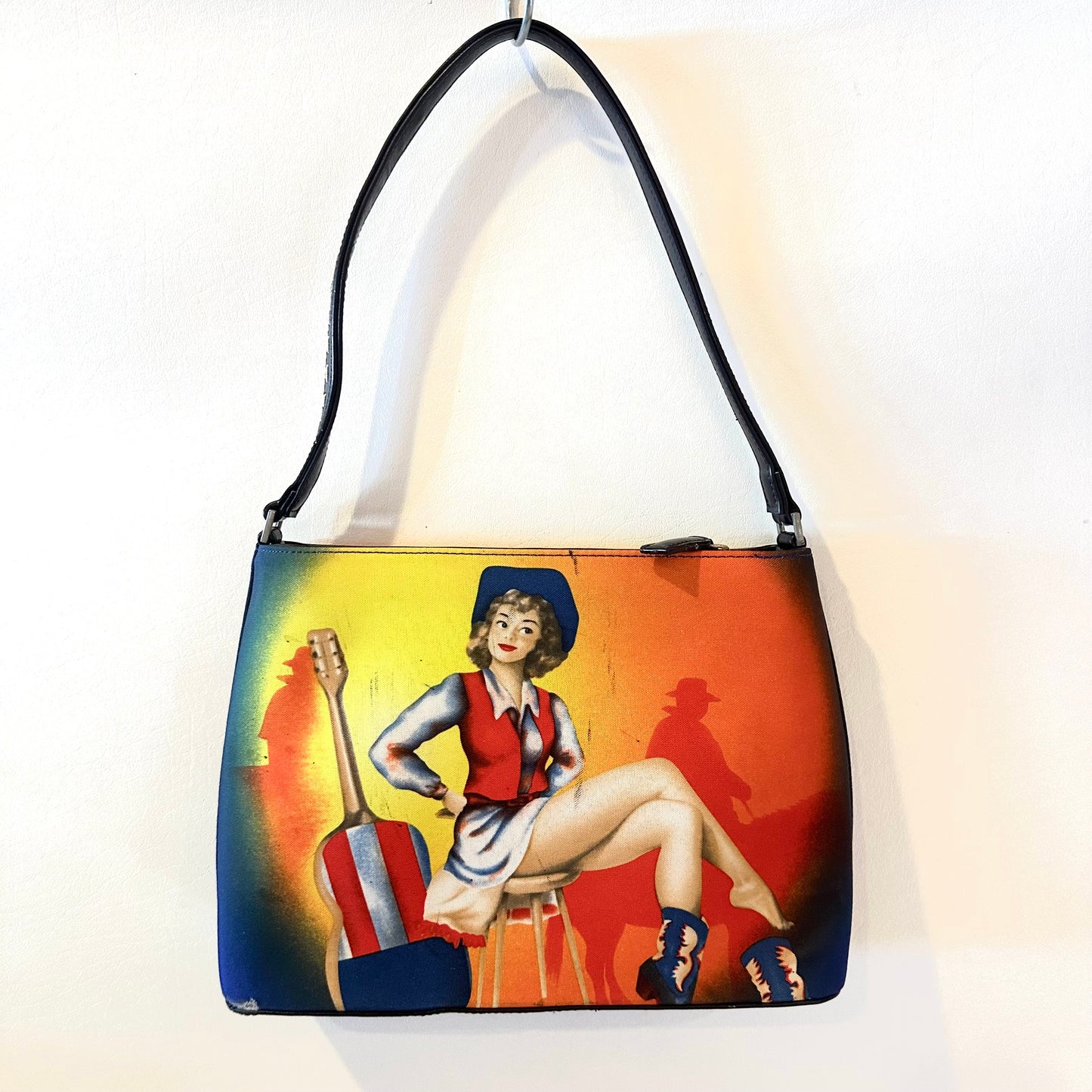 Vintage Sequins Country Girl HandBag
