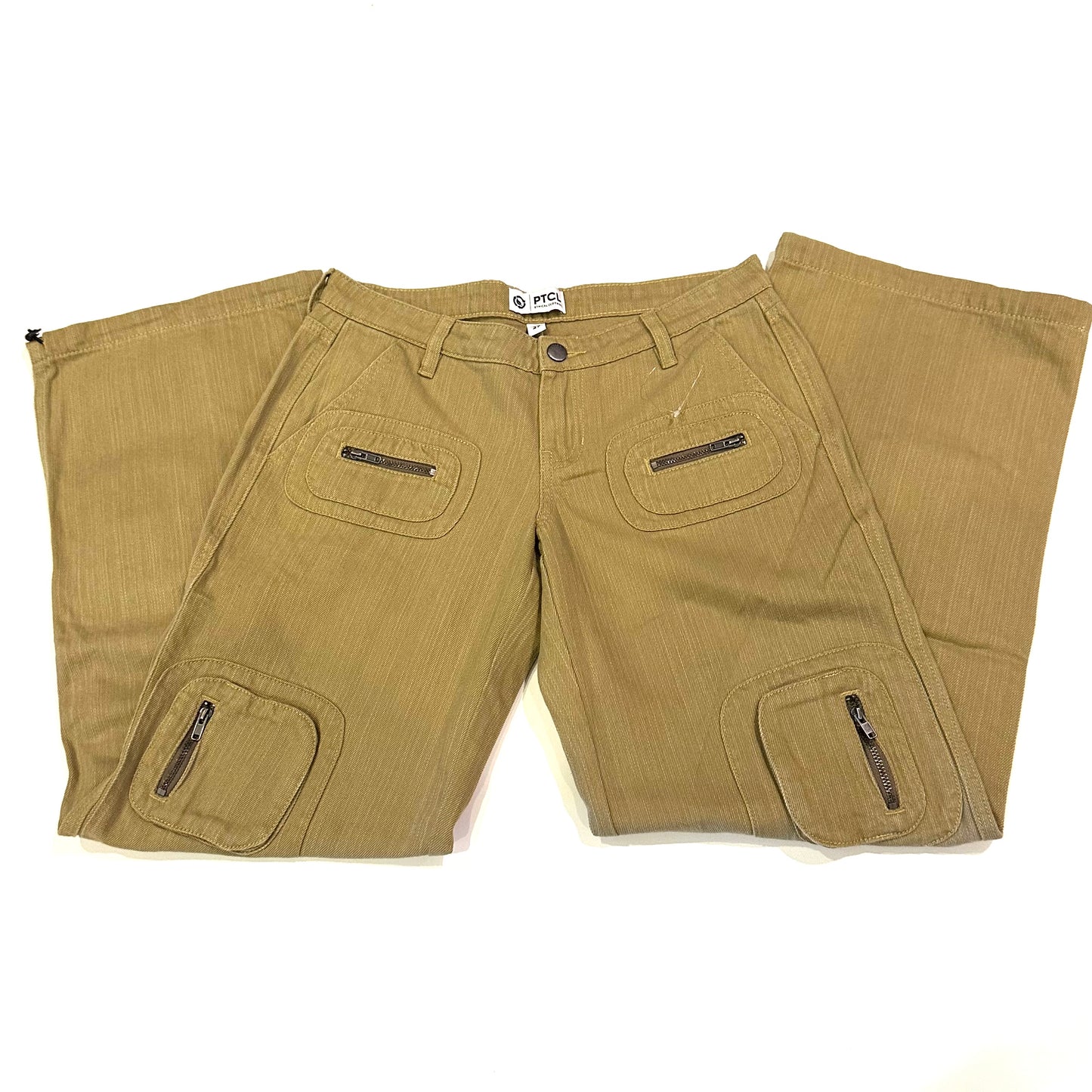 Khaki Tech Cargo Pants