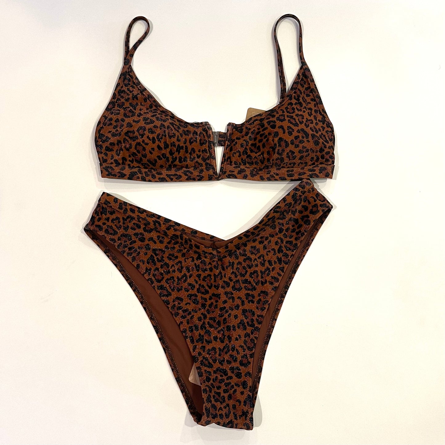 Leopard Print Bikini Set