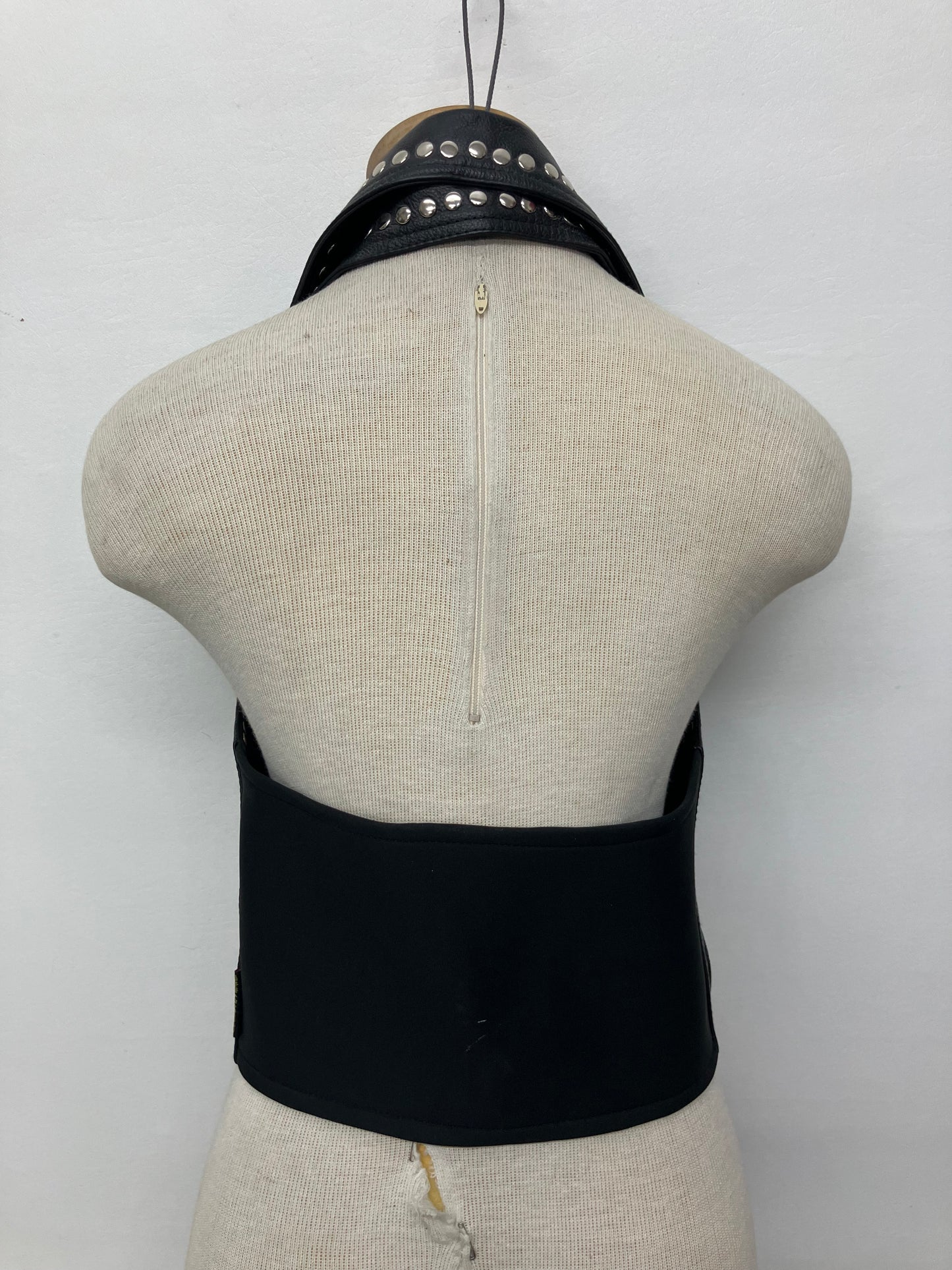Custom Hand Studded New Leather Vest