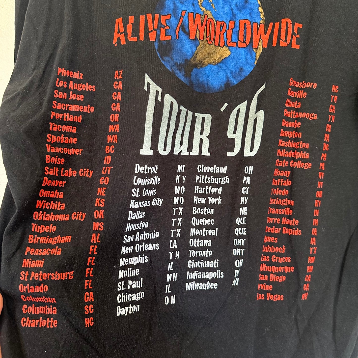 Vintage 1996 KISS “Alive/Worldwide Tour”