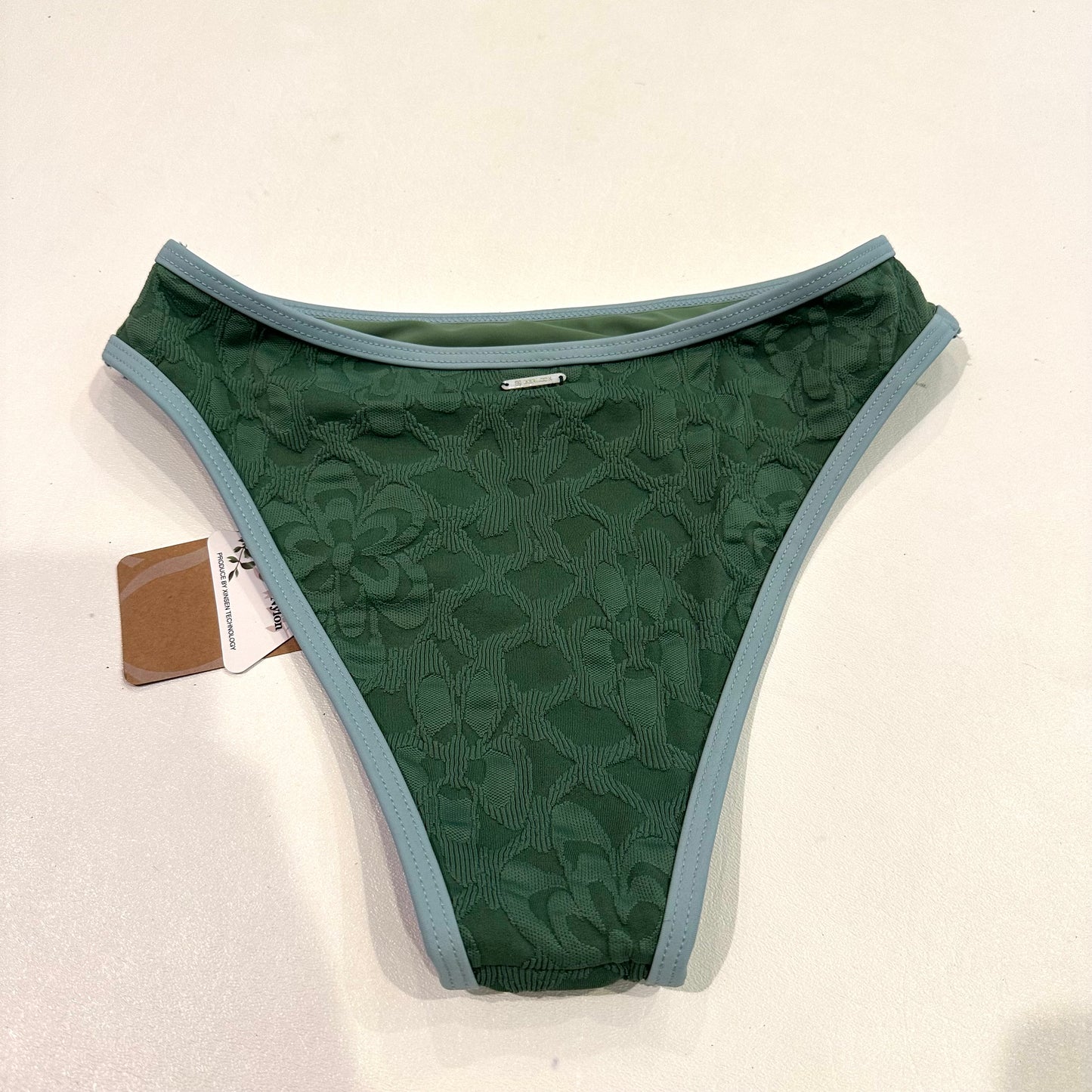 Forest Green Floral Bikini Set