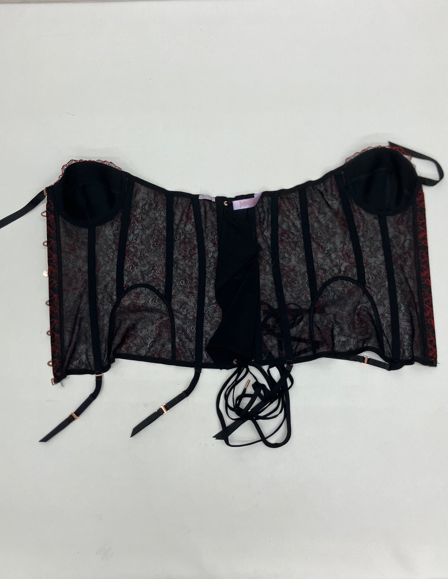 Savage x Fenty Red Lace Corset