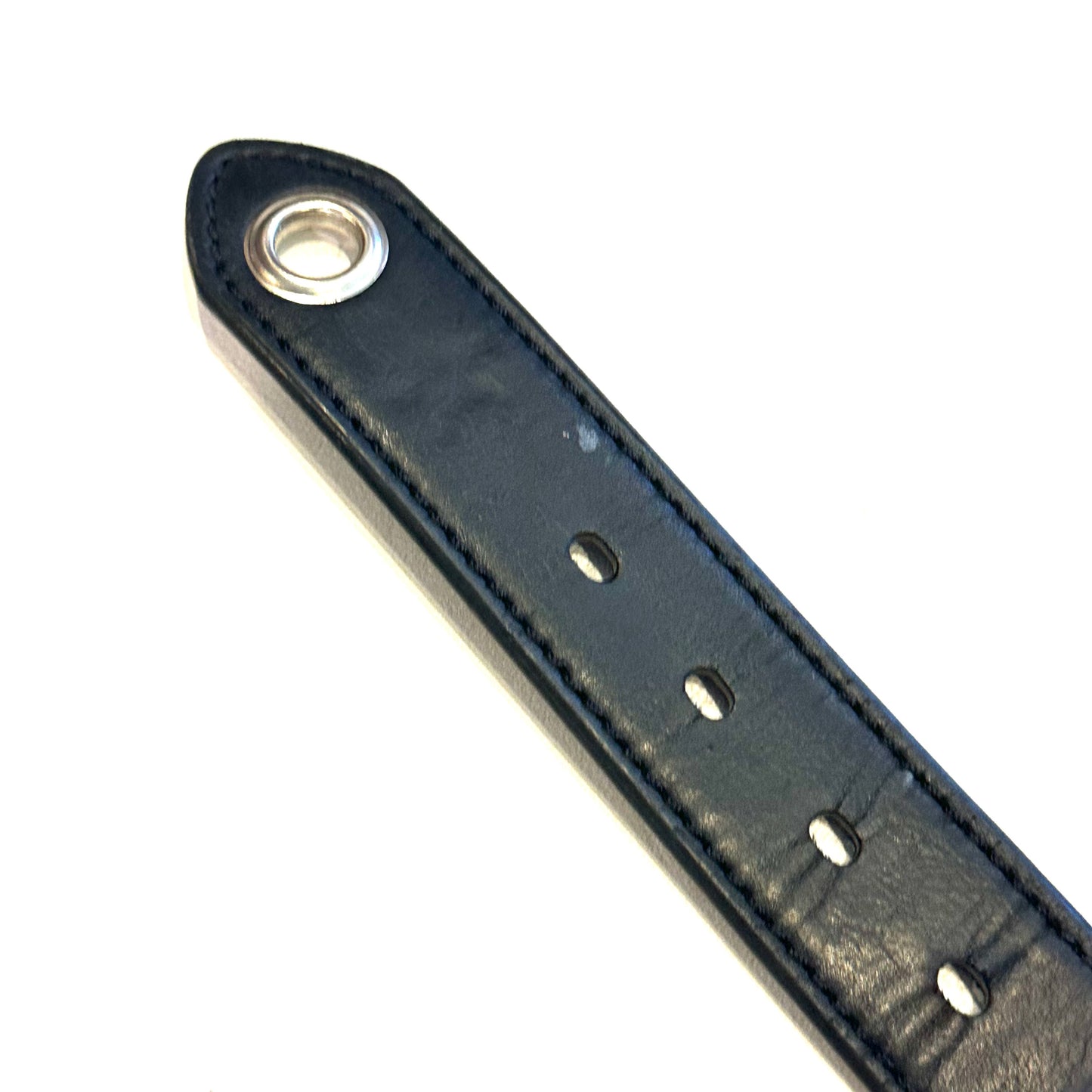 Hand-Made 2-Row Pyramid Studded Coated Leather Levi’s Belt