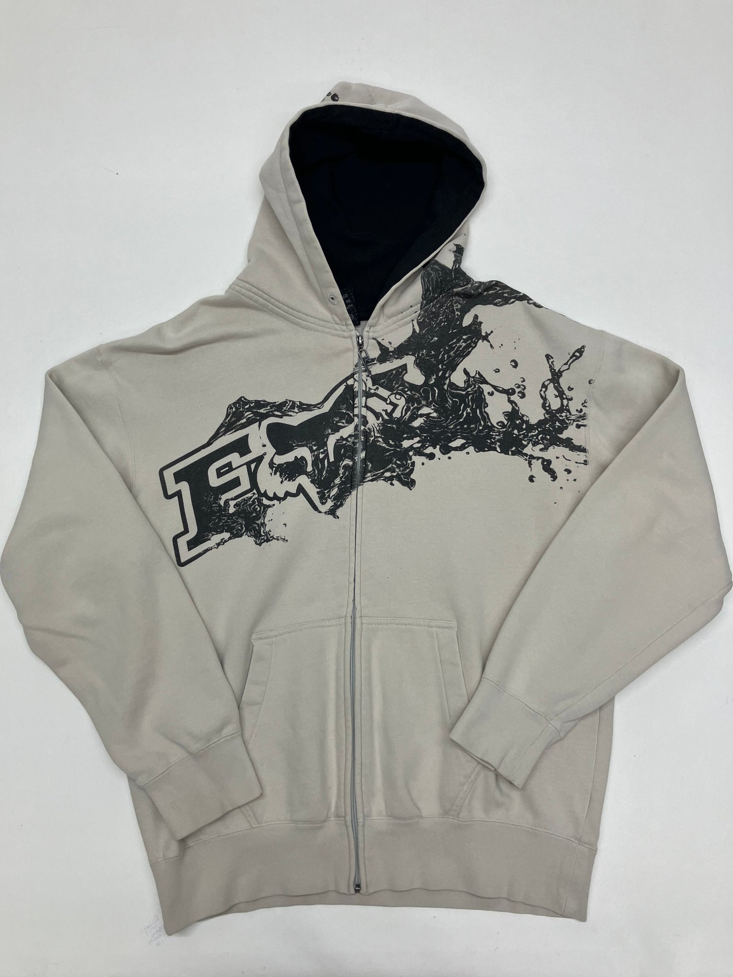 Y2K Fox Motocross Zip up Hoodie