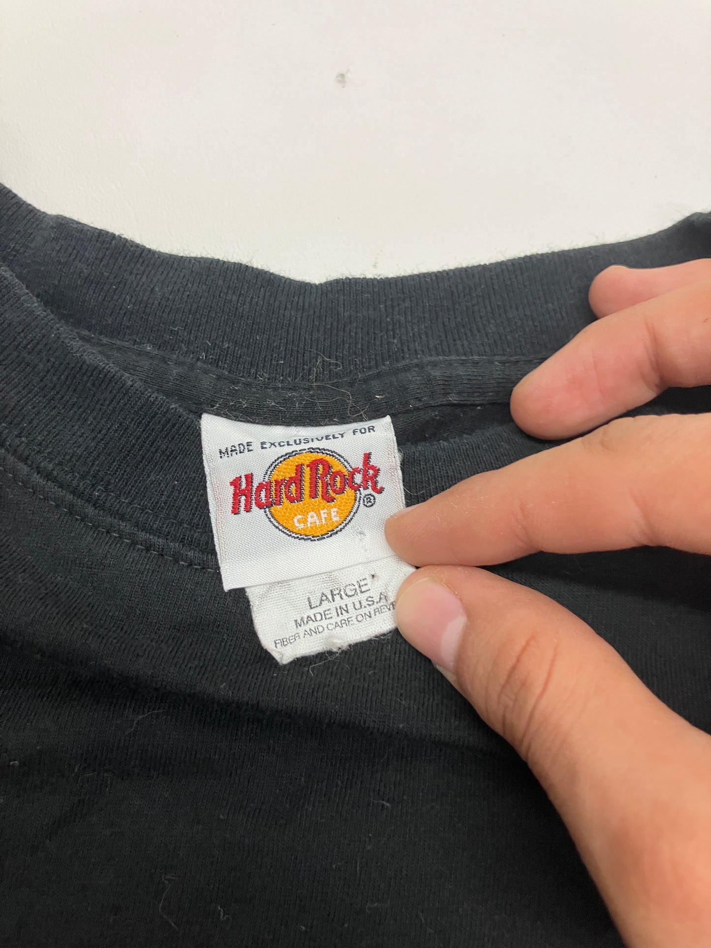 Vintage 90s Hard Rock Cafe Rock & Roll Long-Sleeve T-Shirt