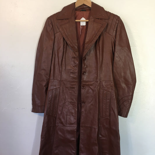 Vintage Penny Lane Leather Coat