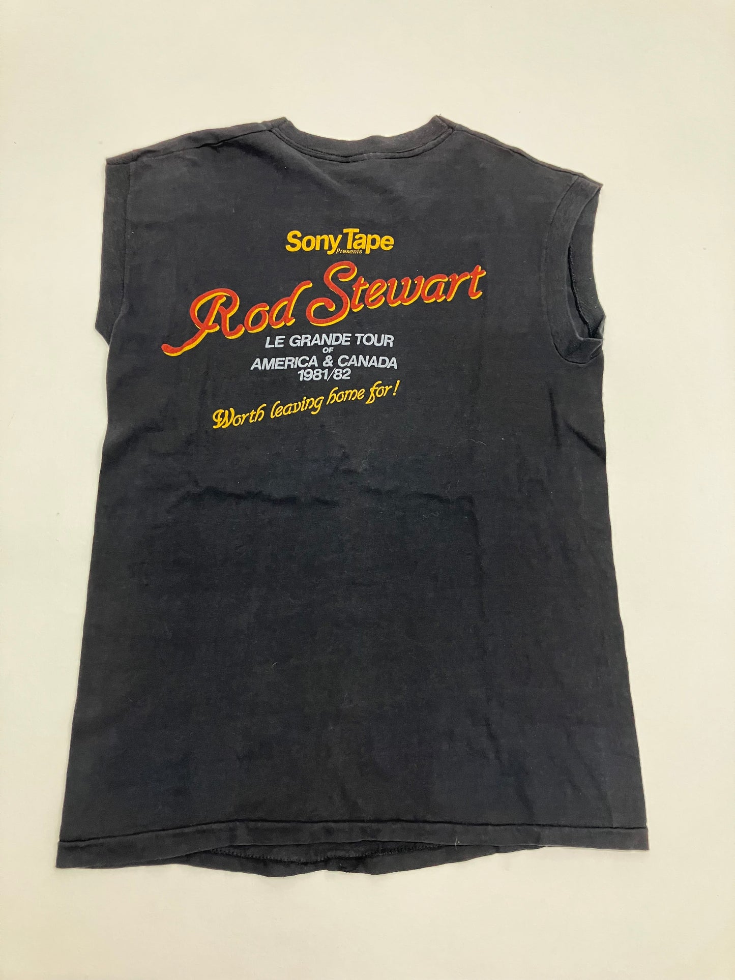 Vintage 1982 Rod Stewart American Tour Graphic Tank