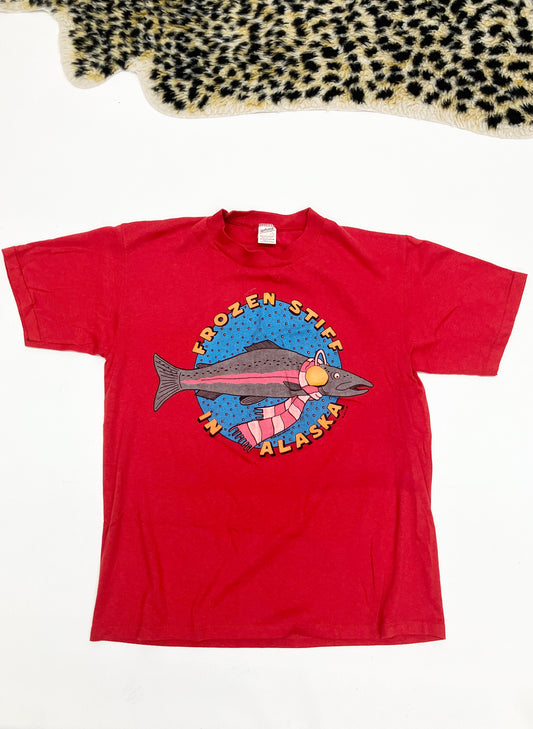 Vintage 1990s ‘’Frozen Stiff in Alaska’’ tee