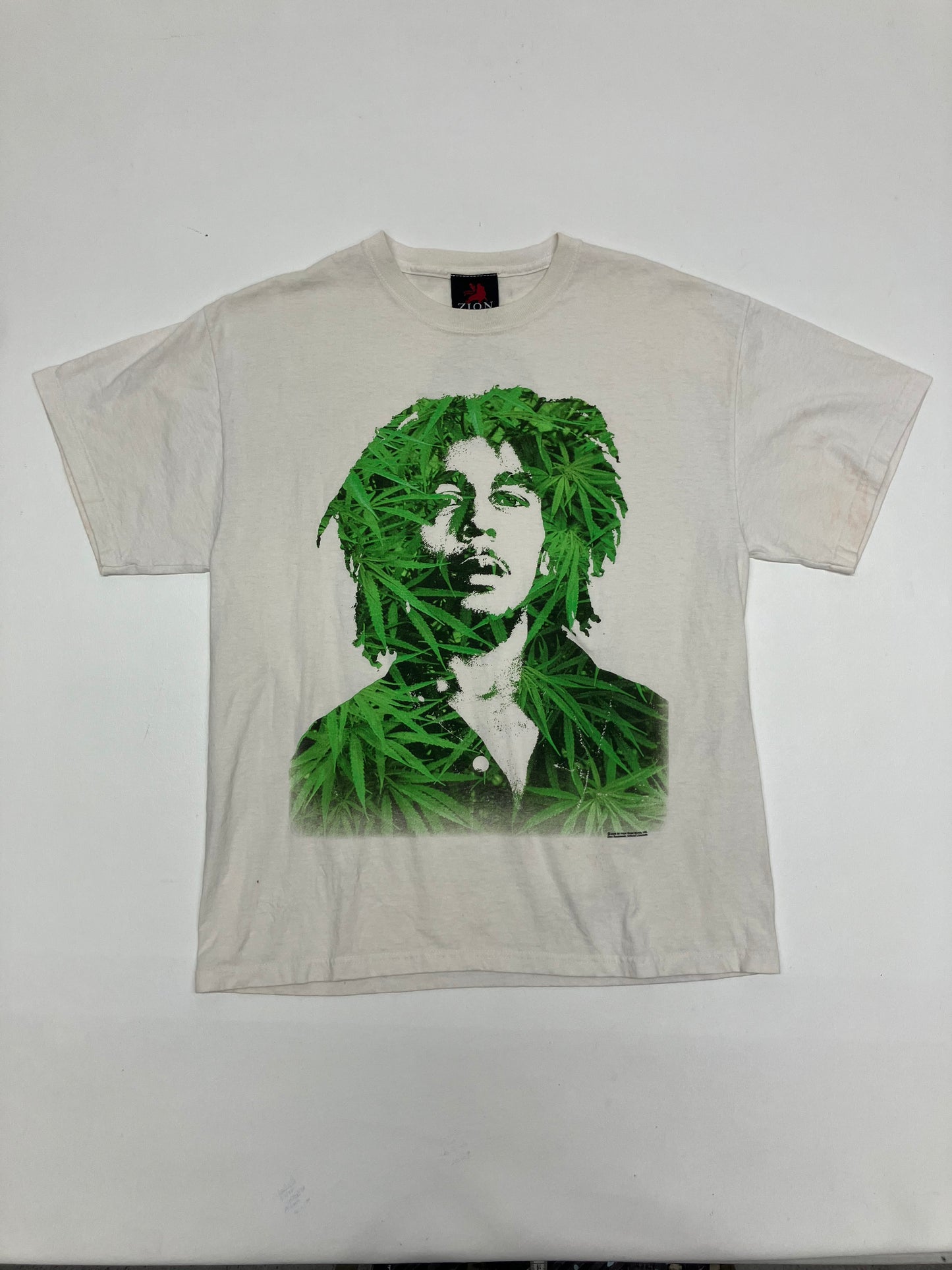 Y2K Bob Marley Zion Graphic Tee