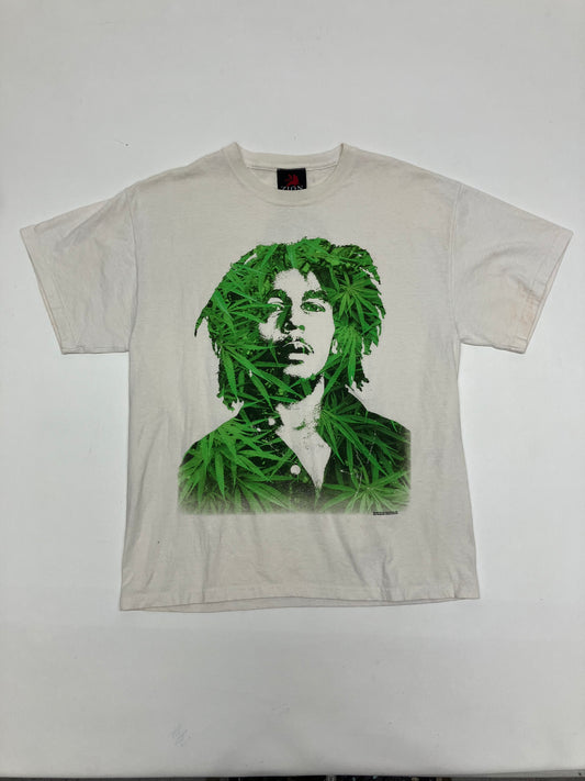 Y2K Bob Marley Zion Graphic Tee