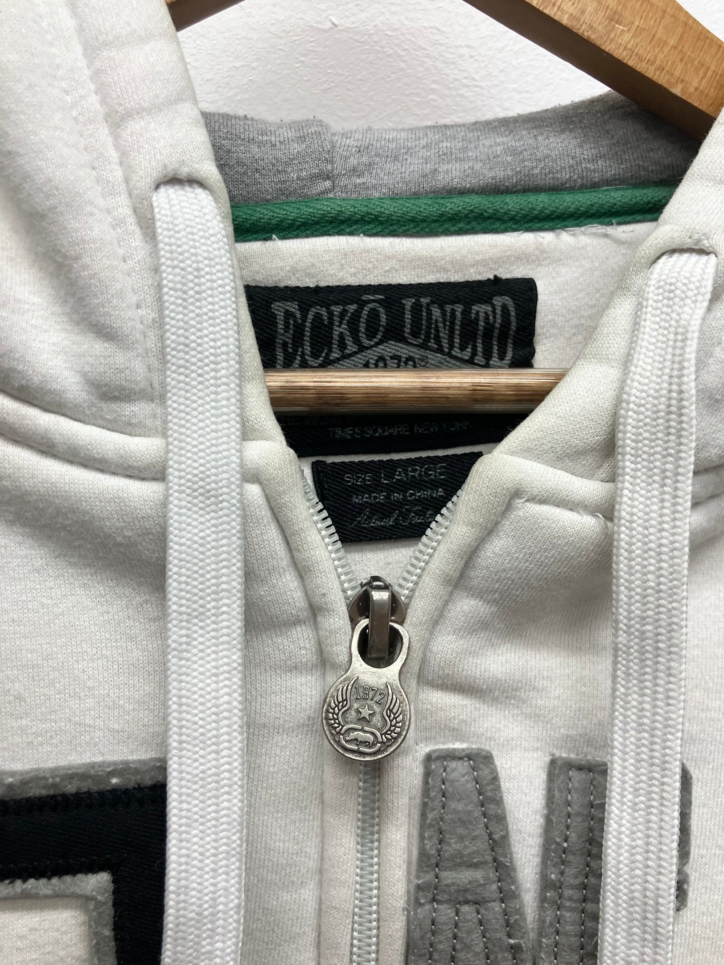 Y2K Embroidered Ecko Unltd. Zip Up Hoodie