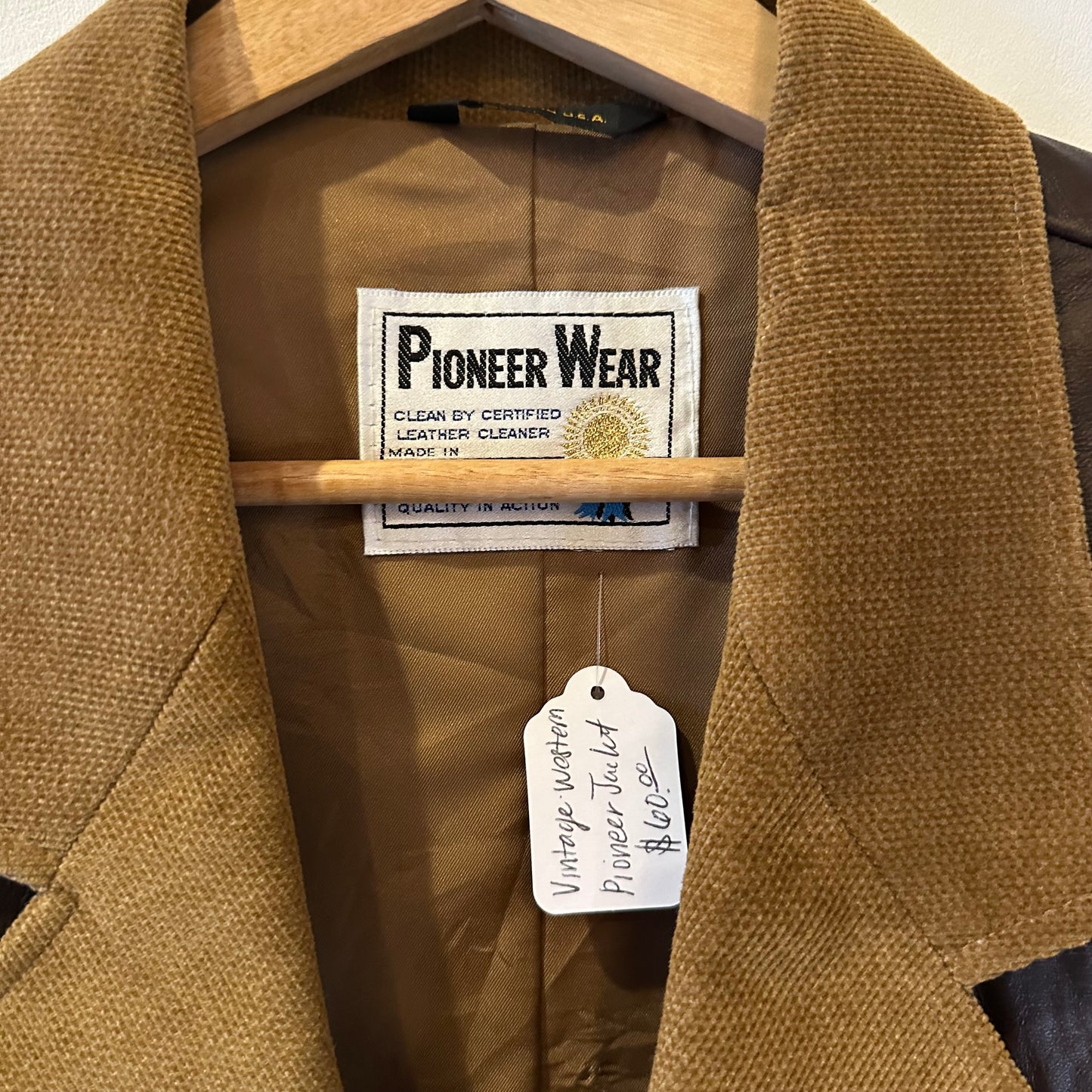 Vintage Western Pioneer Wear Jacket