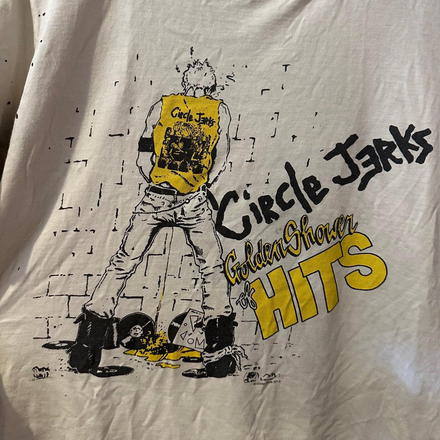 Vintage Circle Jerks Golden Shower Of Hits Graphic T-Shirt