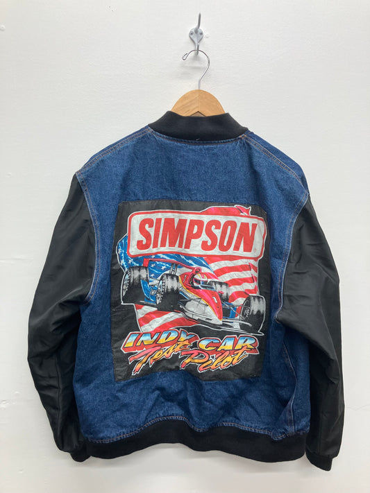 Vintage 1990’s Simpson Indy Race Denim Jacket