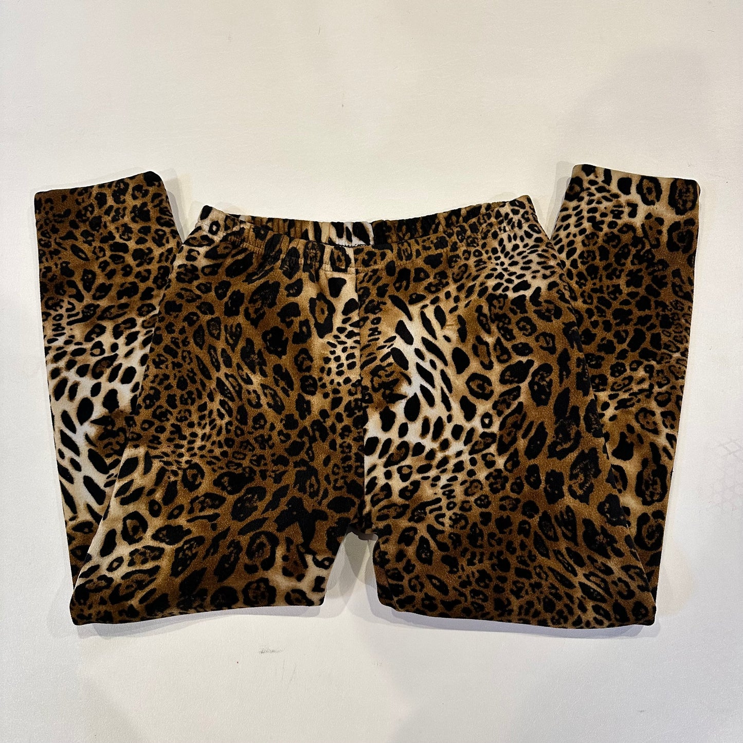 Vintage Leopard Capri Pants