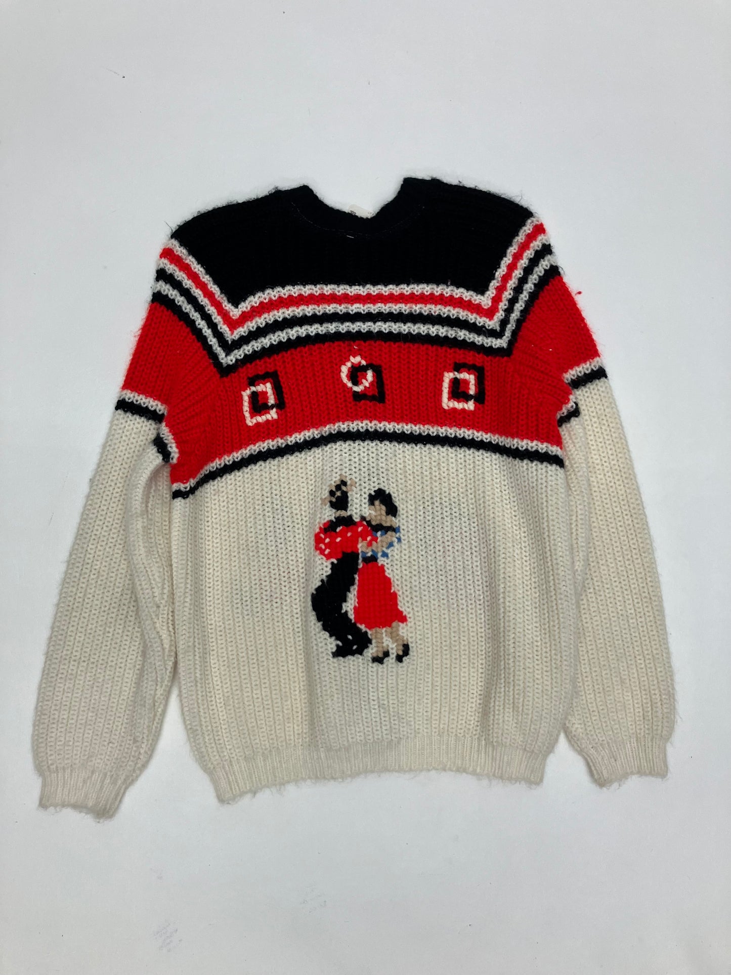Vintage Knitted Dancing Sweater