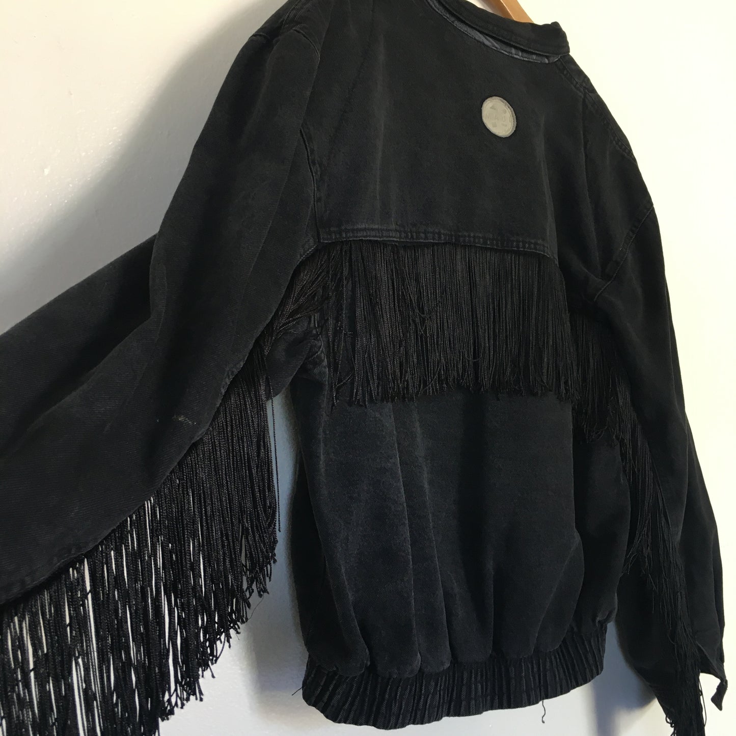 Denim Fringe Jacket