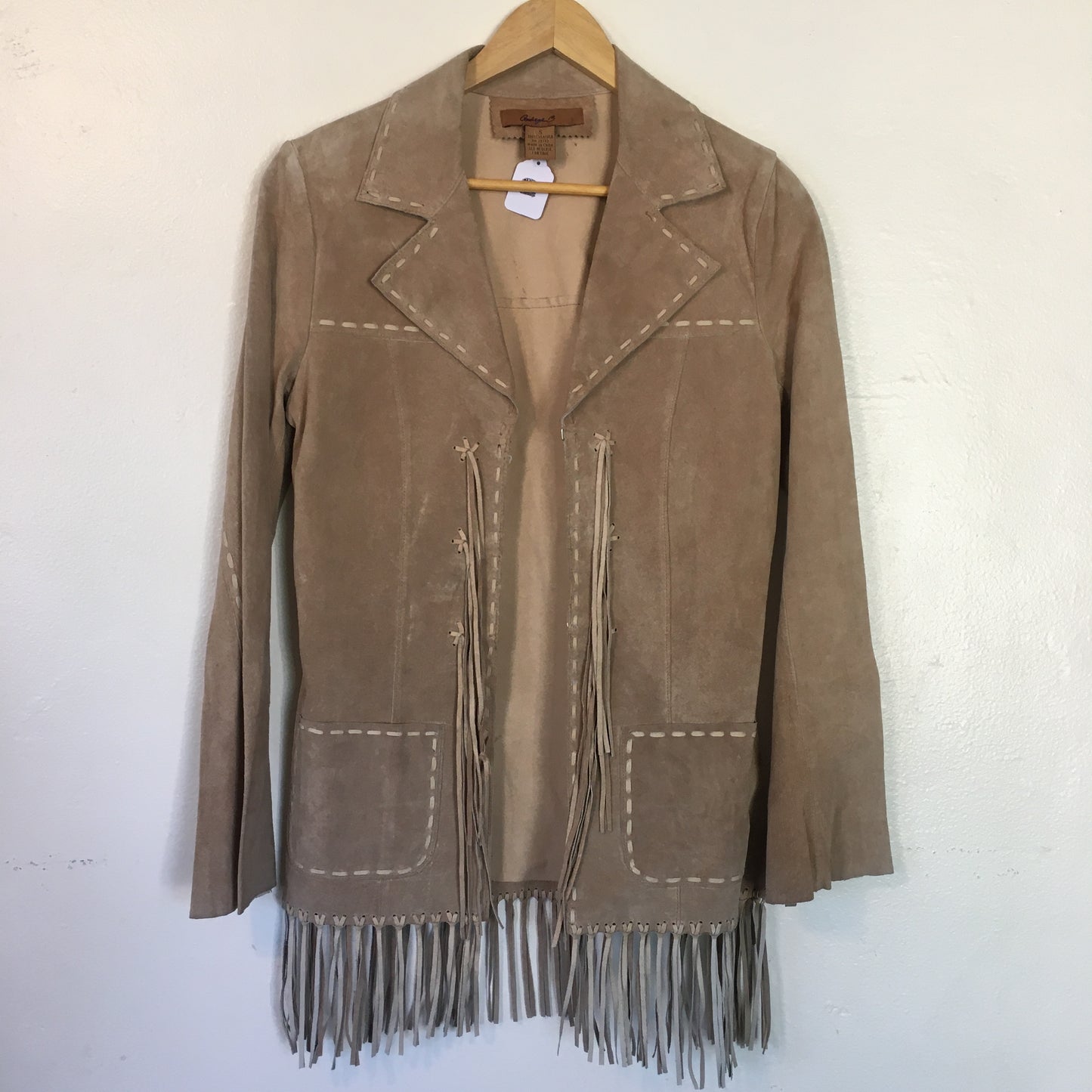 Leather Fringe Jacket