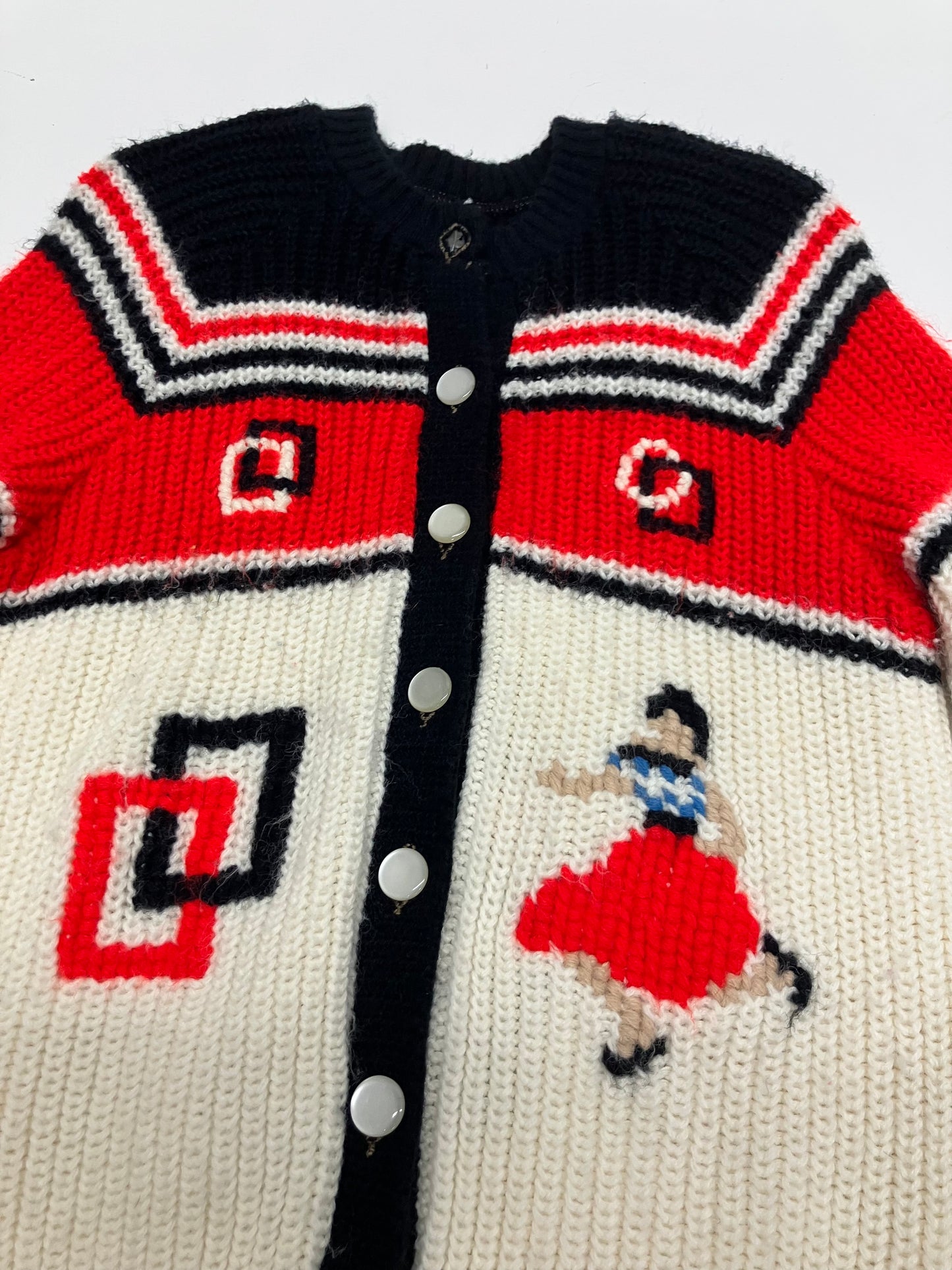 Vintage Knitted Dancing Sweater