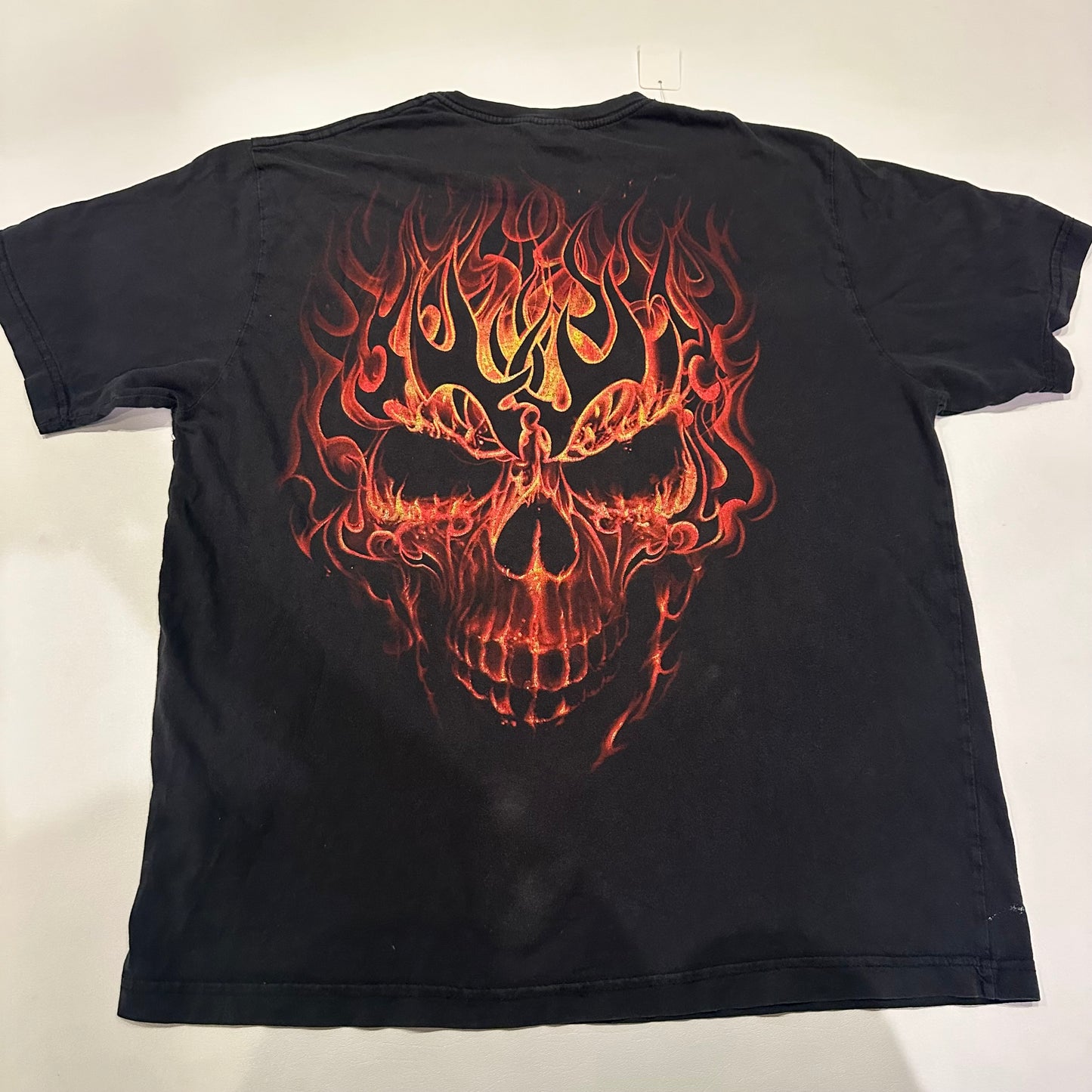 Spiral Skull Graphic T-Shirt