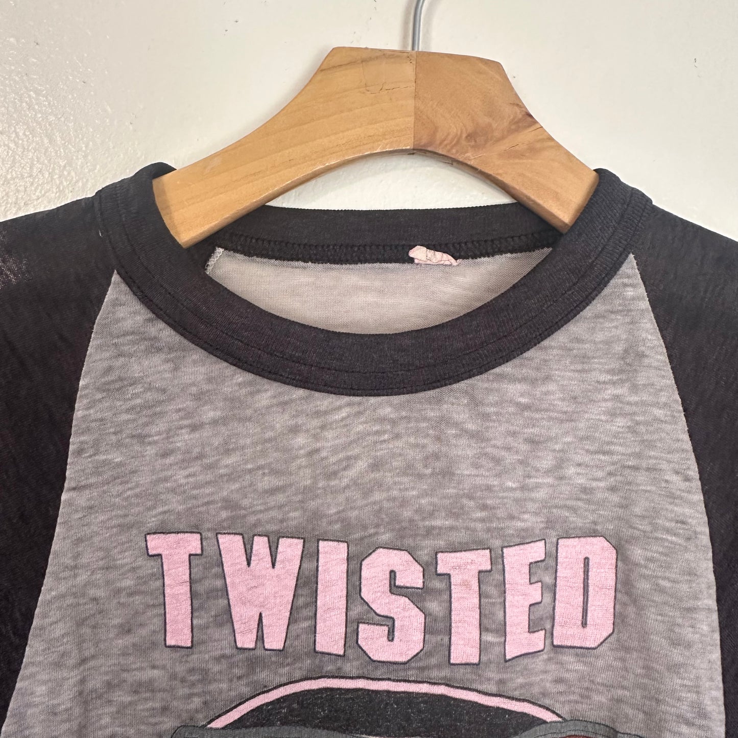 Vintage 1980s Twisted Sister Raglan T-Shirt