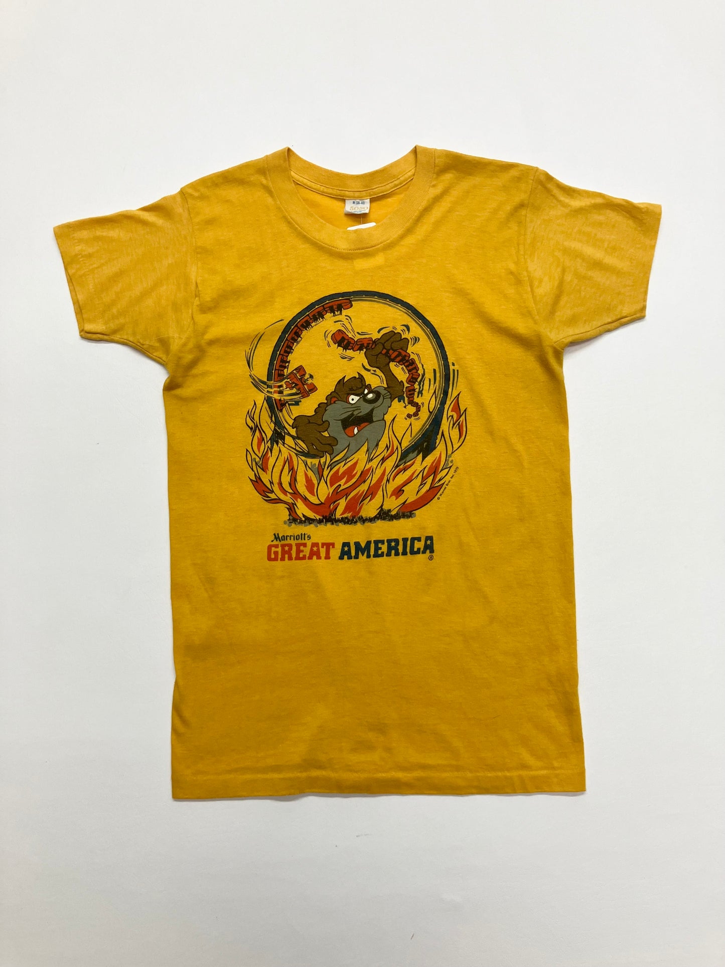 Vintage 1979 Taz Marriott Rollercoaster Tee