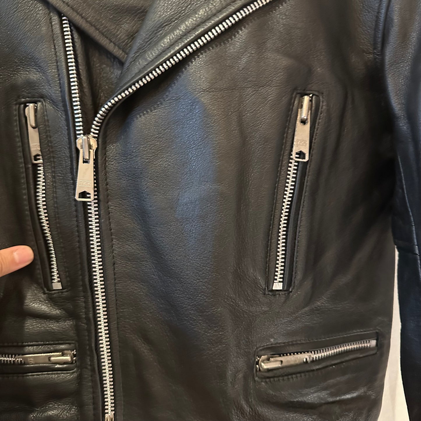 Straight to Hell Leather Moto Jacket