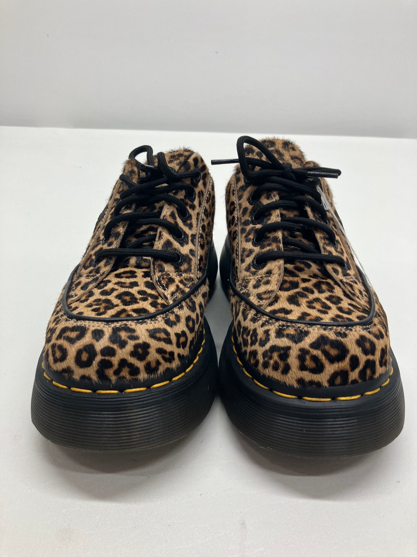 Leopard Print Doc Marten Platforms
