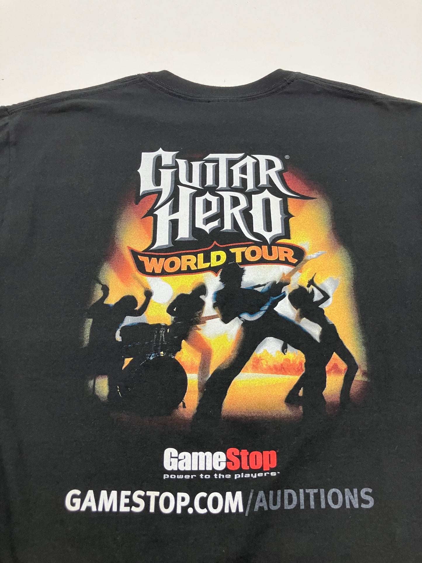 GameStop Guitar Hero World Tour Employee Promo Tee