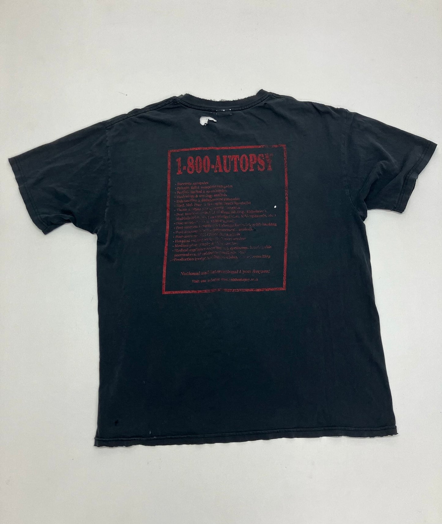 1-800-Autopsy Thrashed Graphic Tee