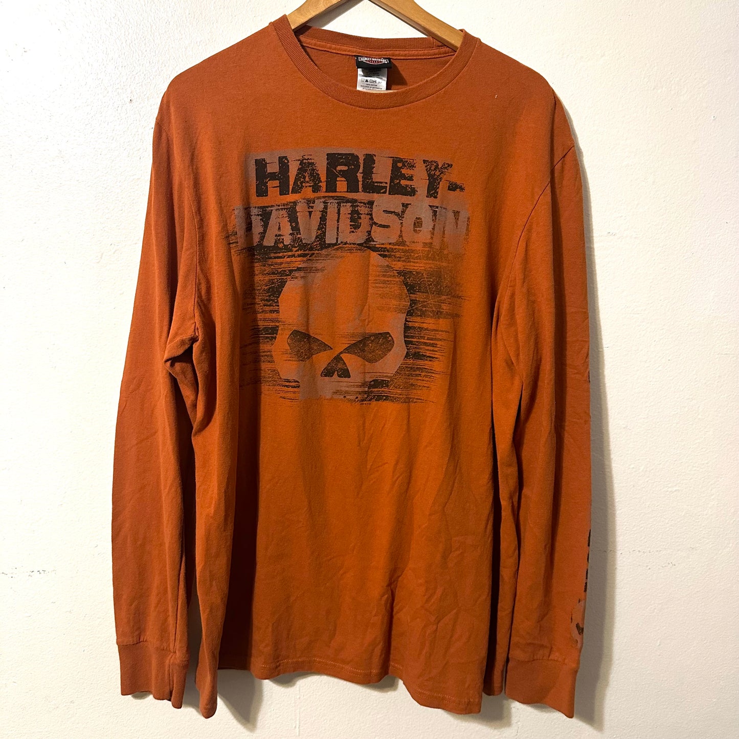 Harley-Davidson Skull Graphic Long-Sleeve