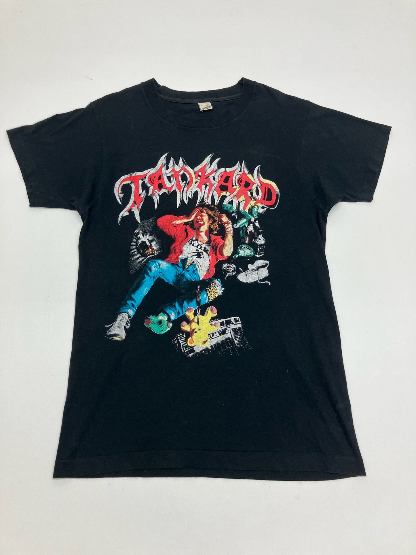 Vintage 1988 Tankard Thrash Metal Band Tee