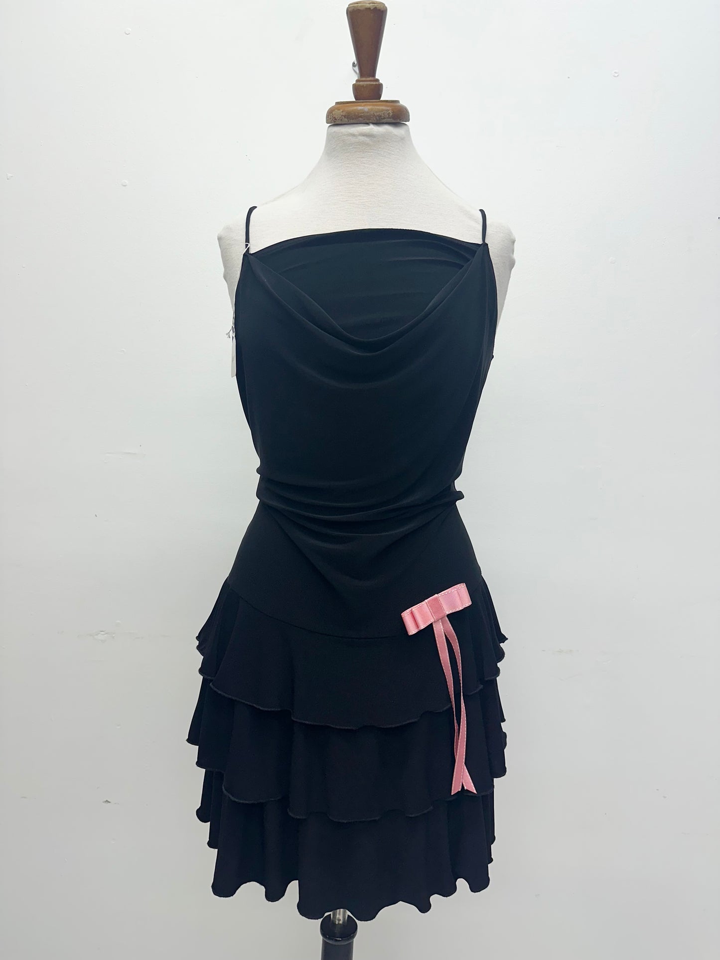 Vintage Celine Pink Bow Dress