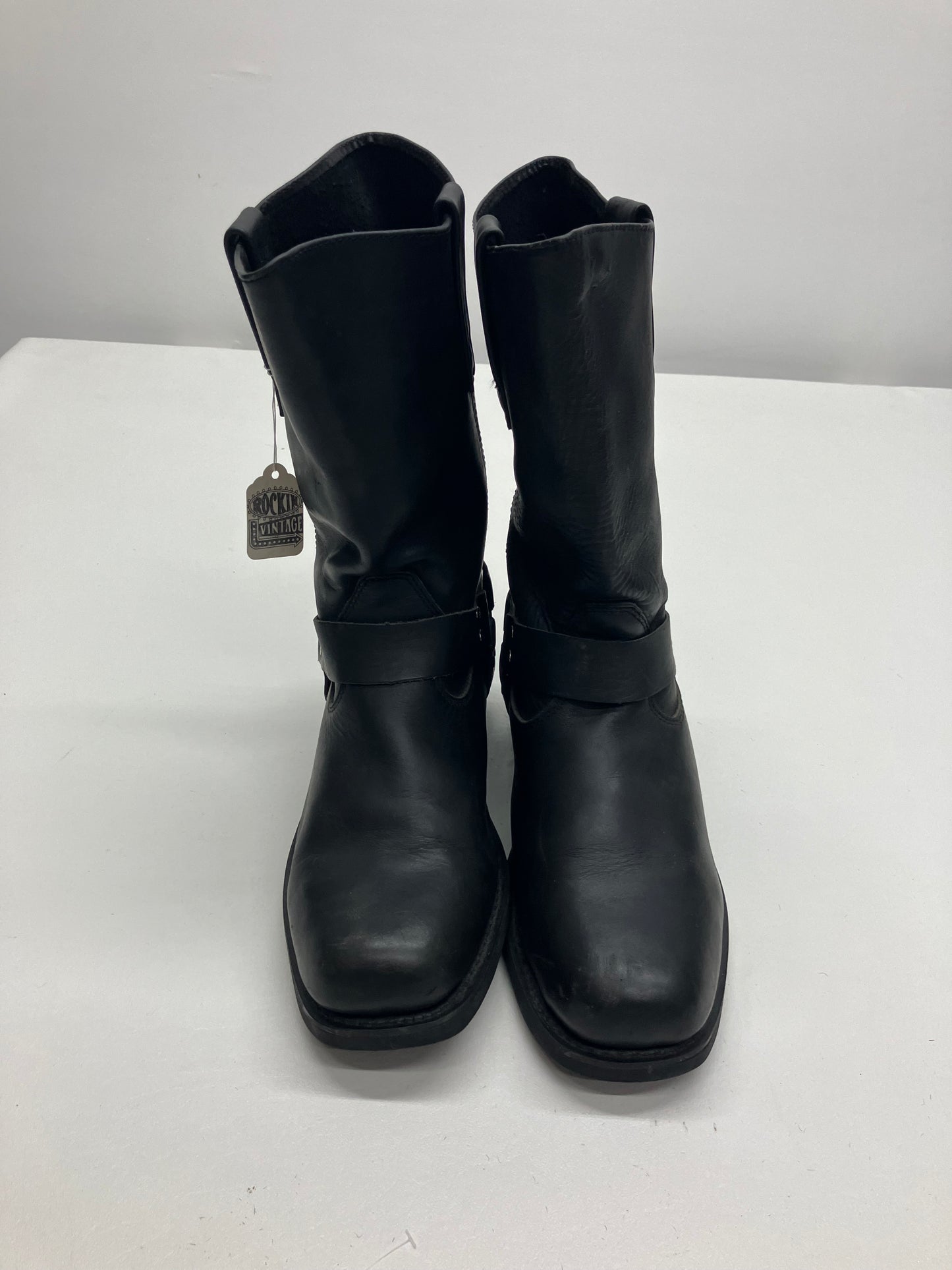 Vintage Euroseal Leather Black Boots