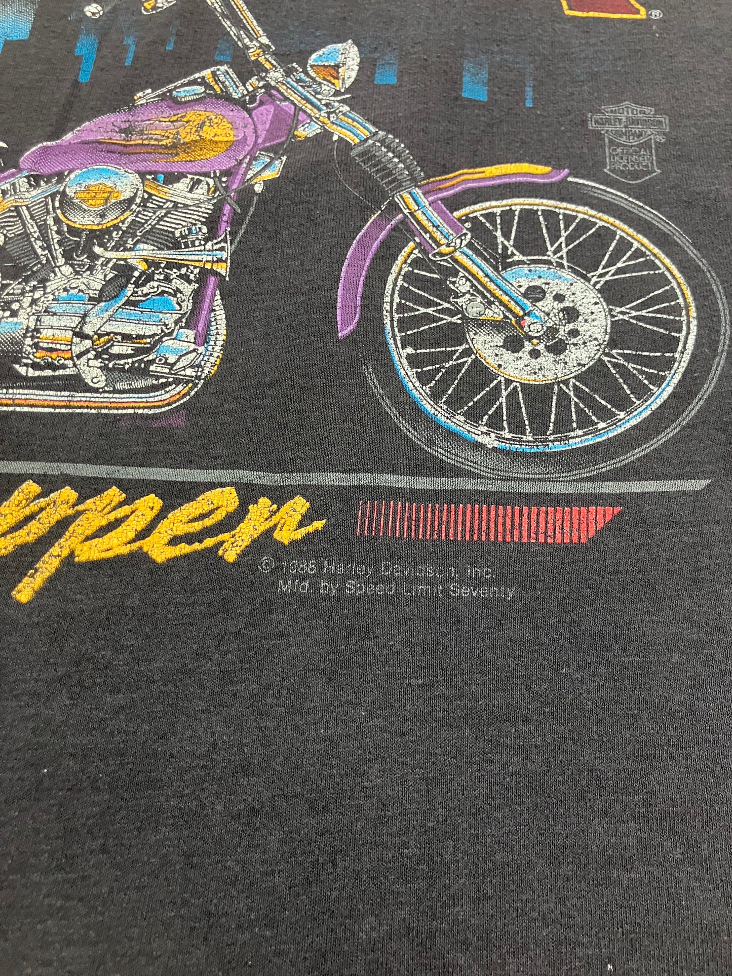 Vintage 1988 Harley Davidson Choppers Tank