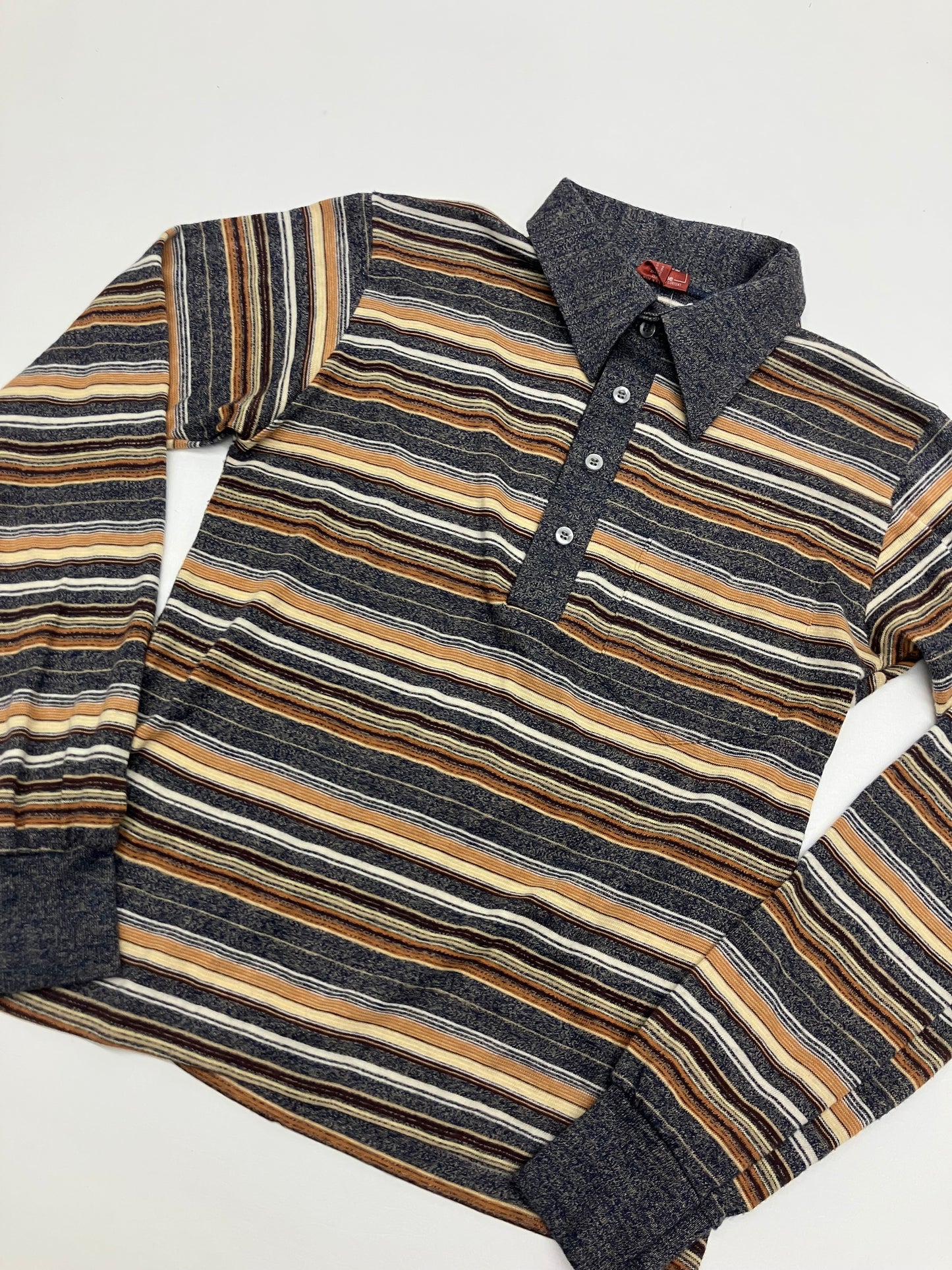 Vintage 1970’s Striped Polo Longsleeve