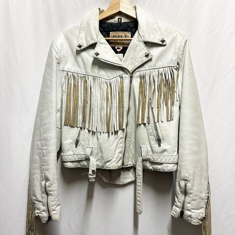 Fringe Leather Jacket