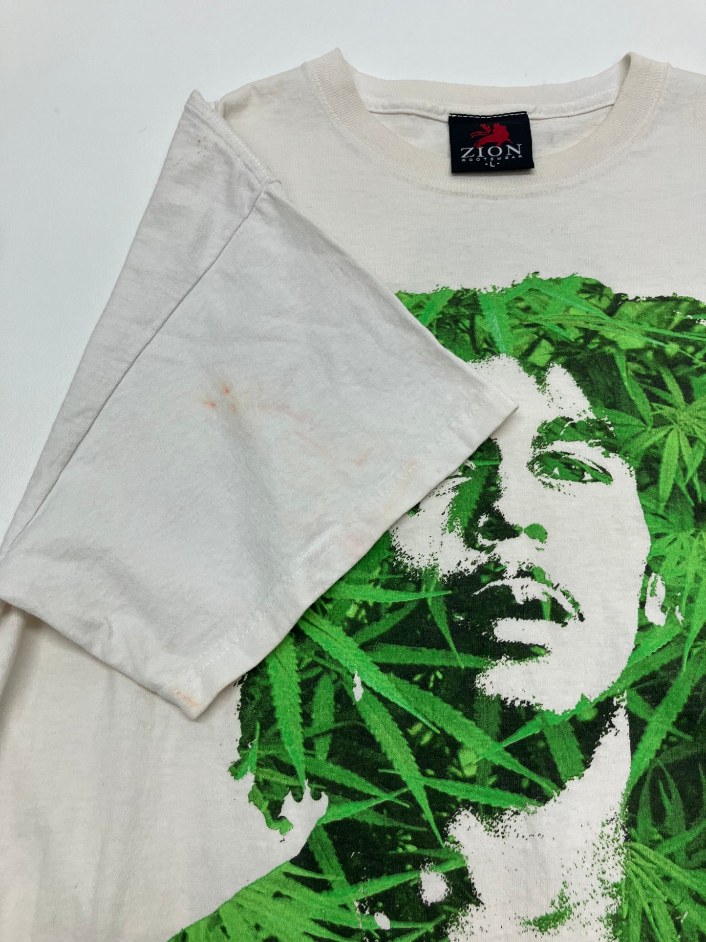Y2K Bob Marley Zion Graphic Tee
