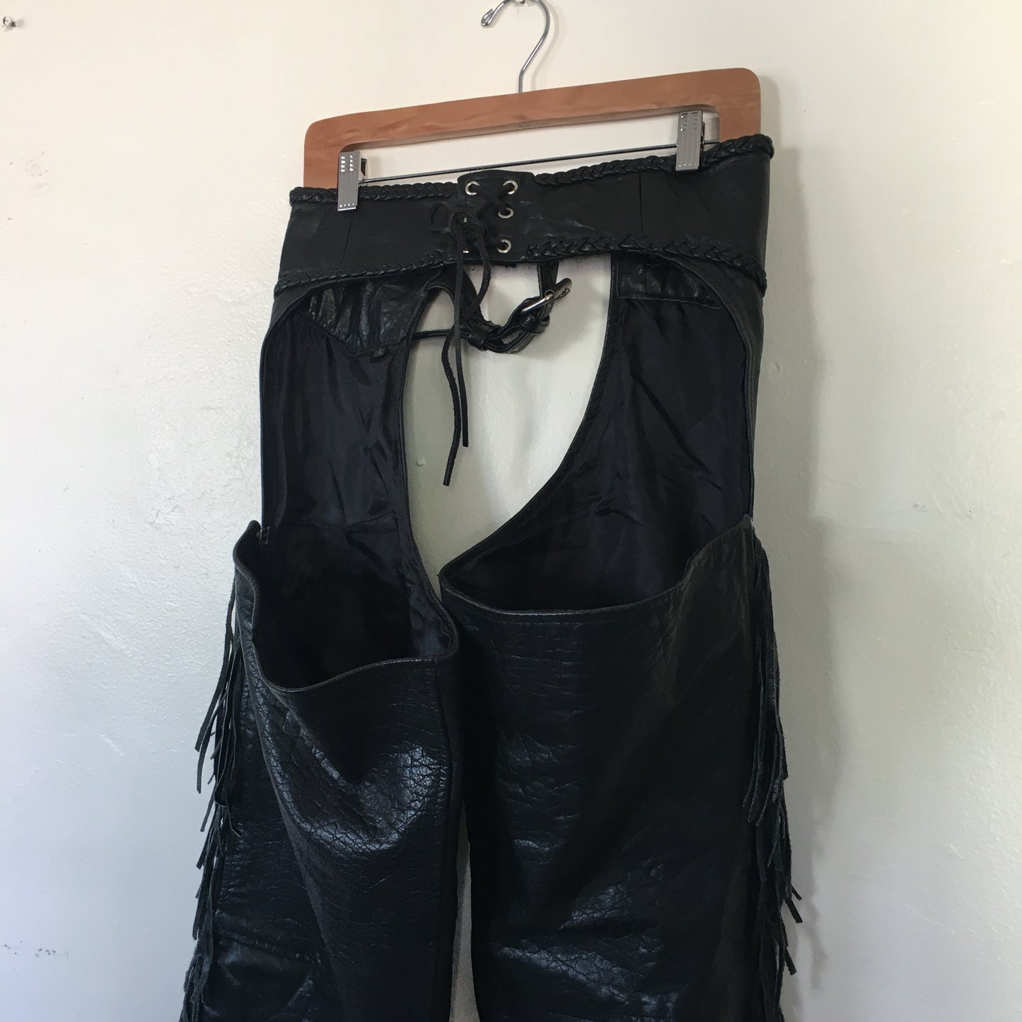 2 Piece Leather Set (chaps and vest)