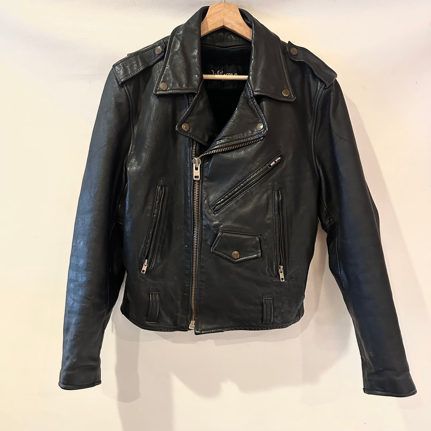 Wilsons Suede & Leather Black Moto Jacket