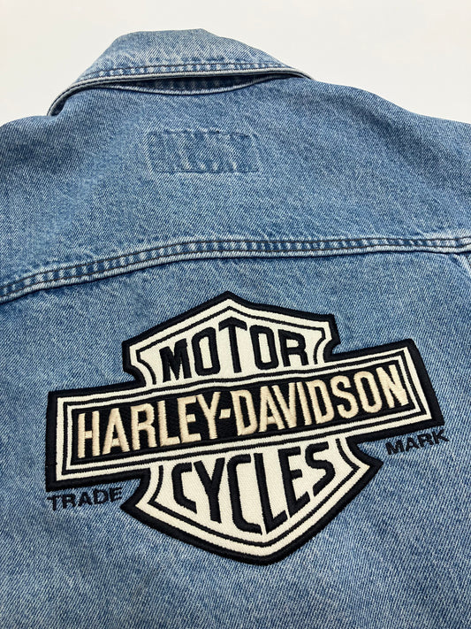 Vintage 90’s Harley Davidson Denim Jacket