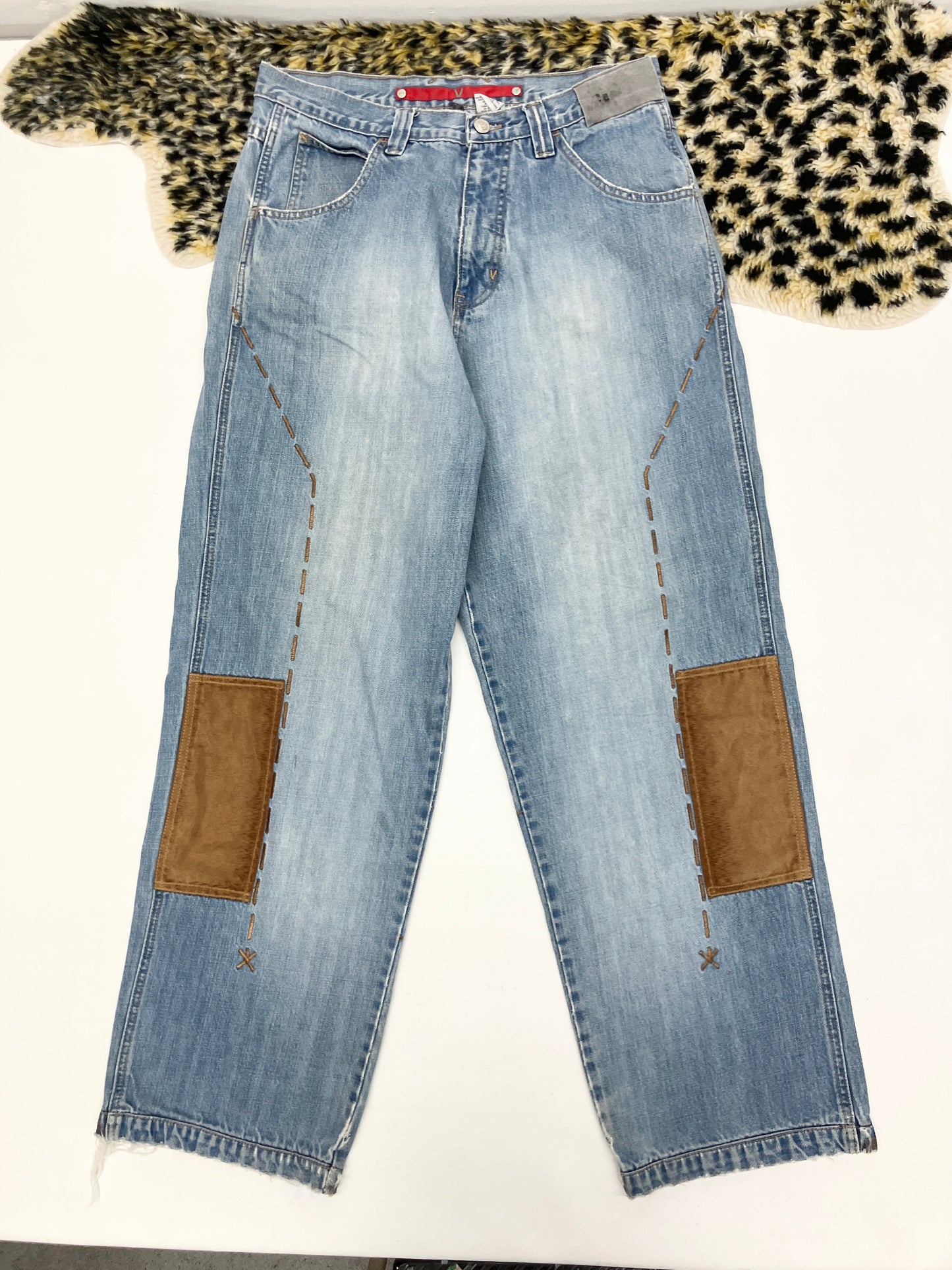 Vokal Embroidered Y2k Denim Jeans