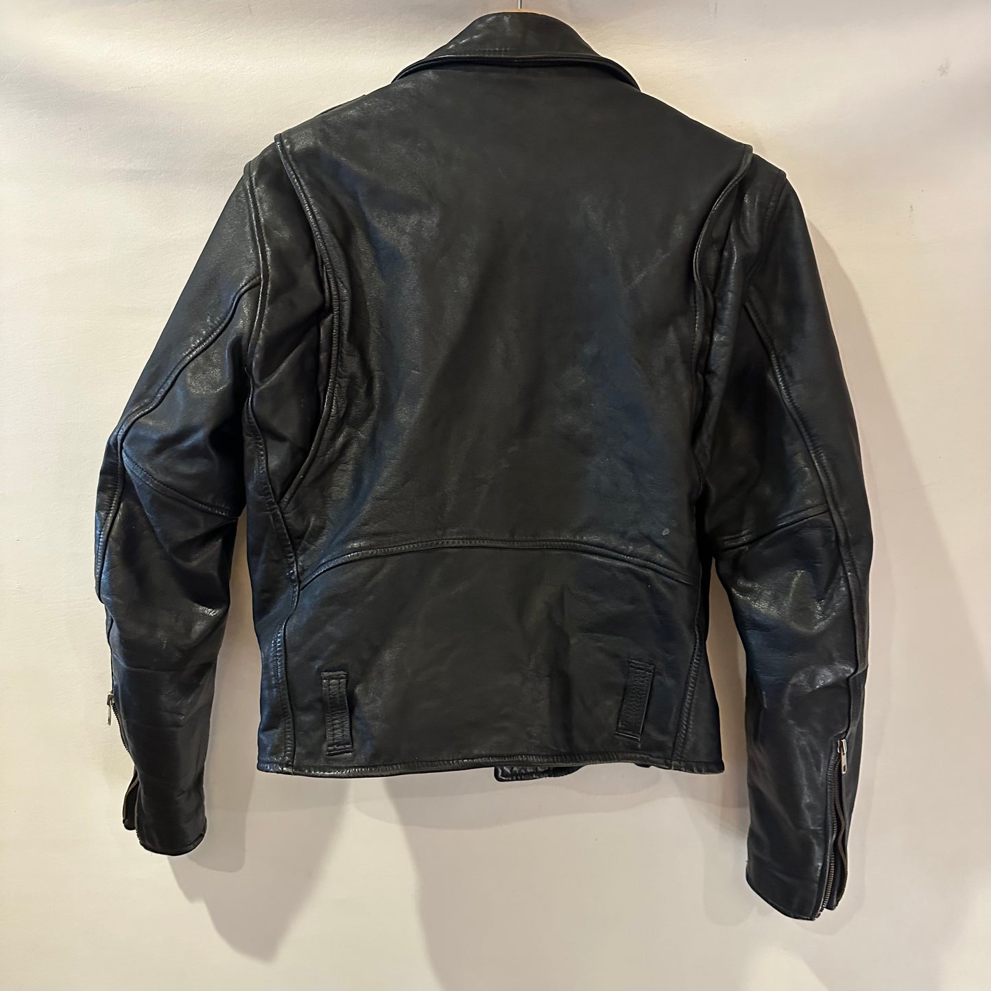 Wilsons Suede & Leather Black Moto Jacket