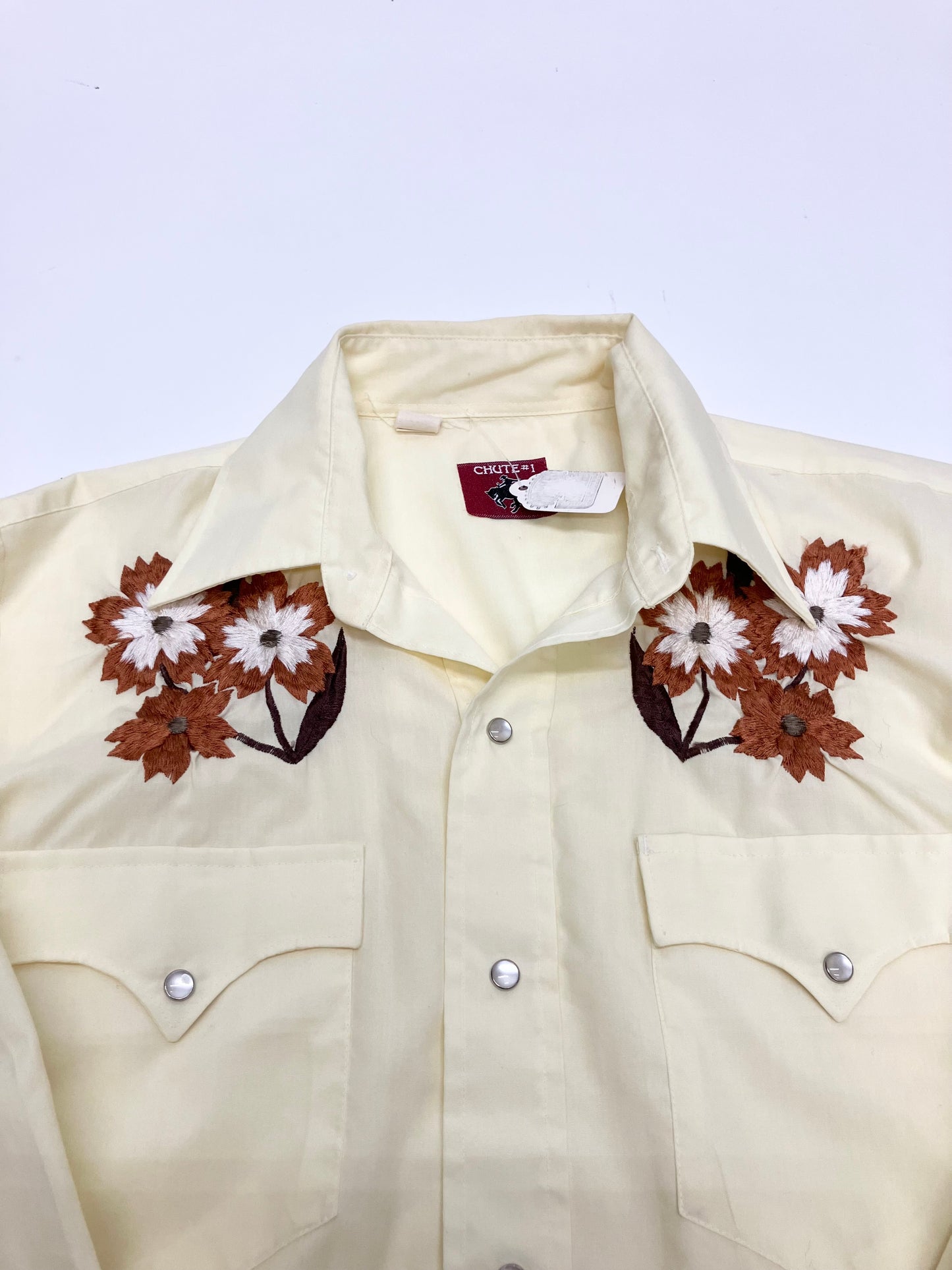 70’s Floral Button Up