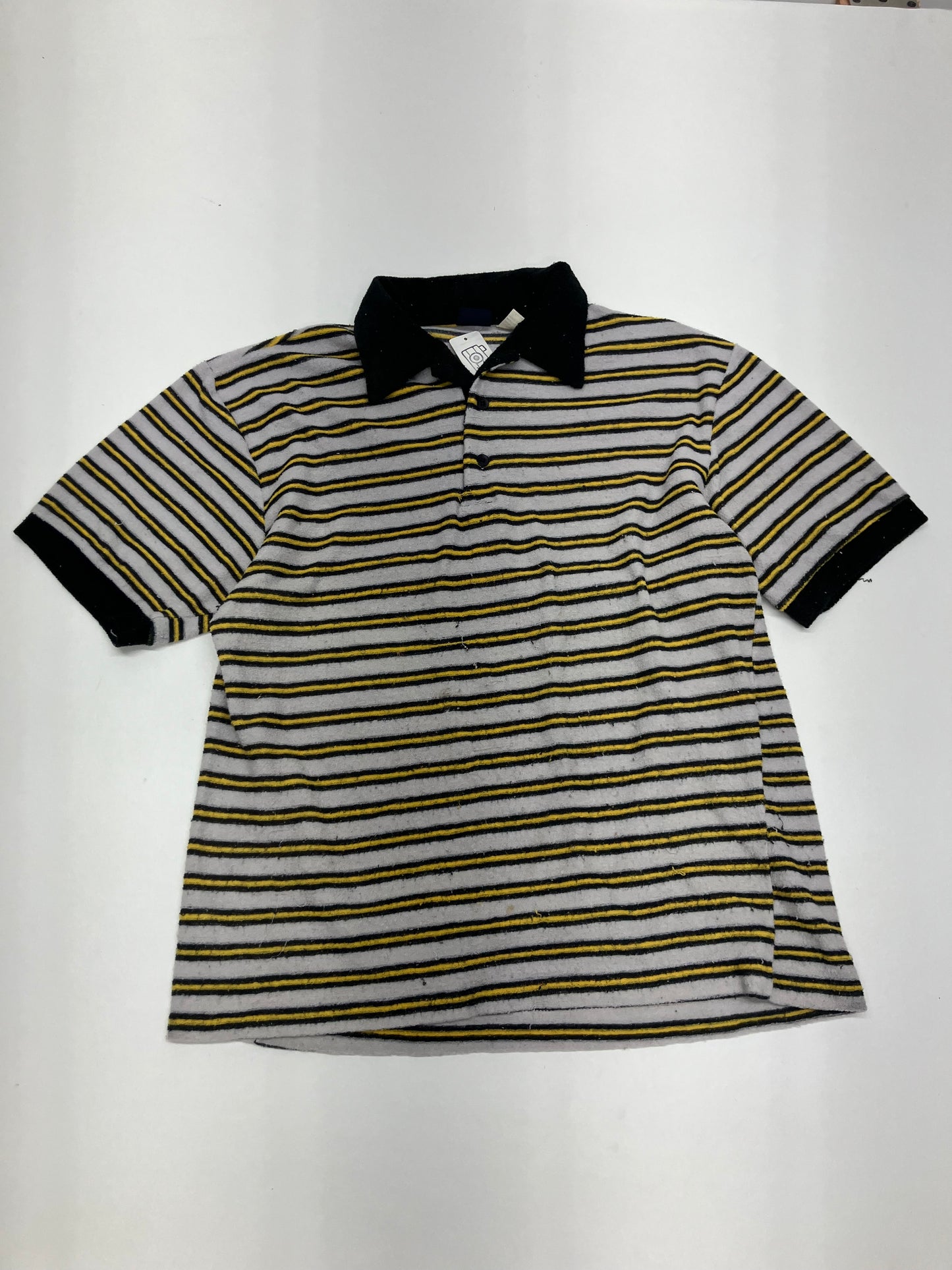 Vintage 1970’s Striped Yellow Polo Shirt