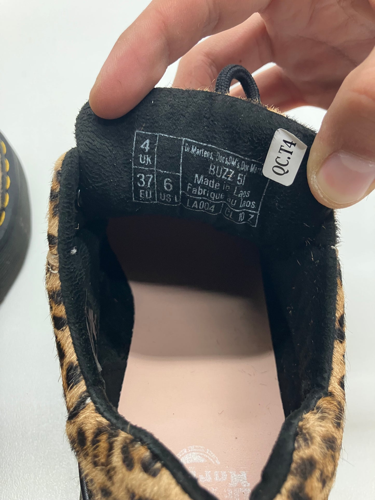 Leopard Print Doc Marten Platforms