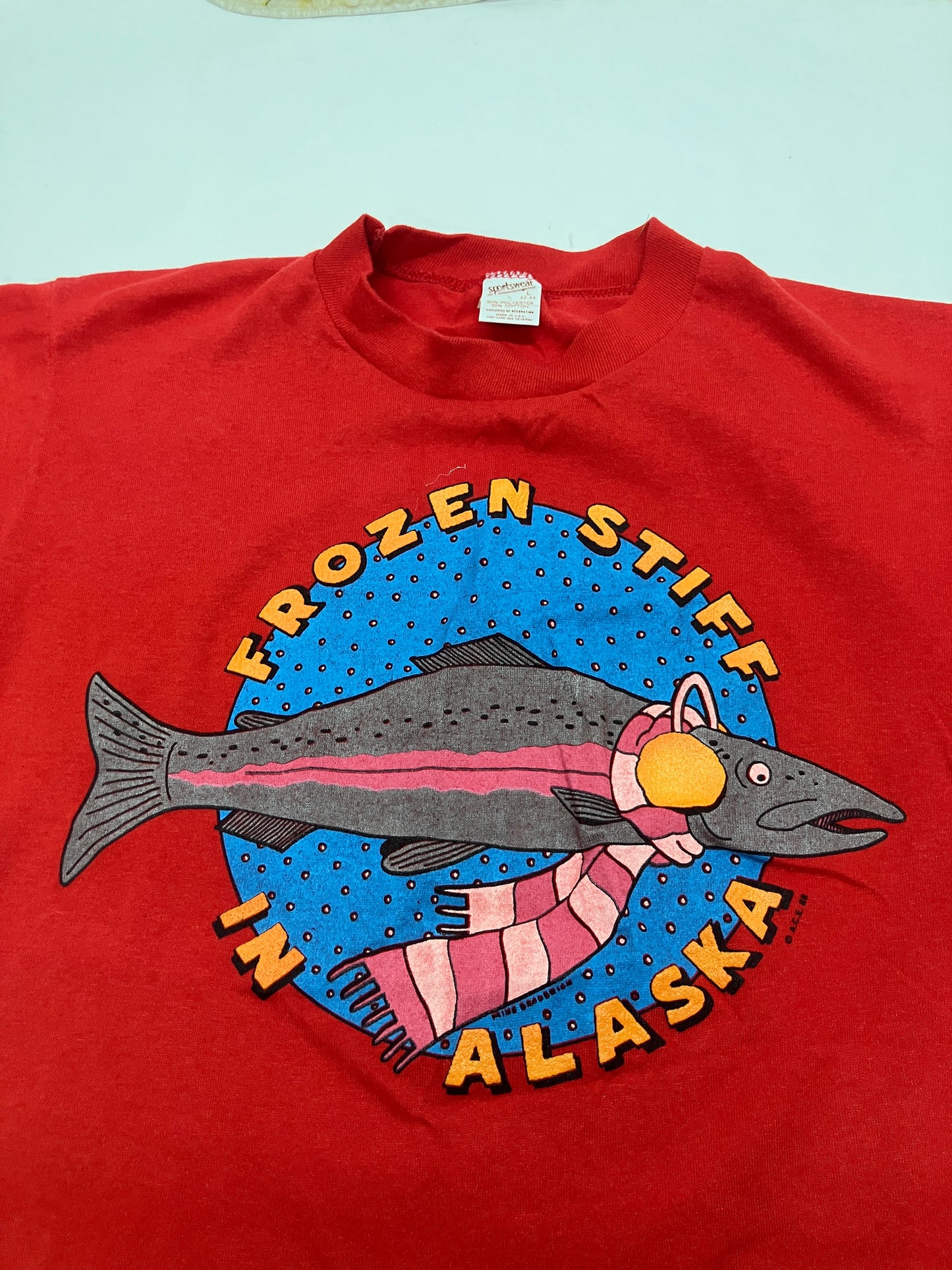 Vintage 1990s ‘’Frozen Stiff in Alaska’’ tee