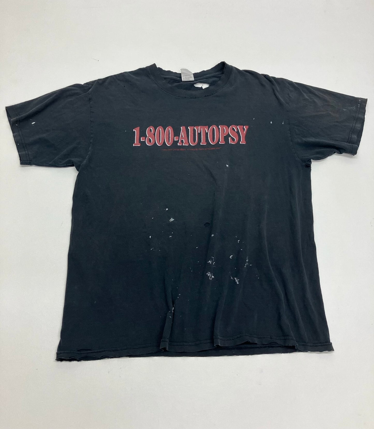 1-800-Autopsy Thrashed Graphic Tee
