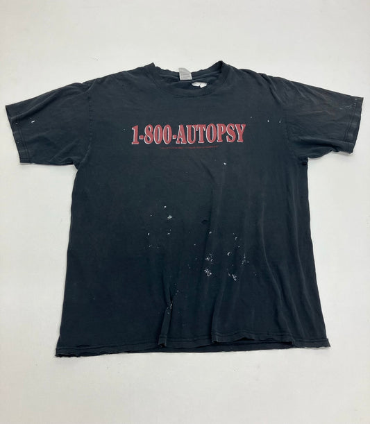1-800-Autopsy Thrashed Graphic Tee
